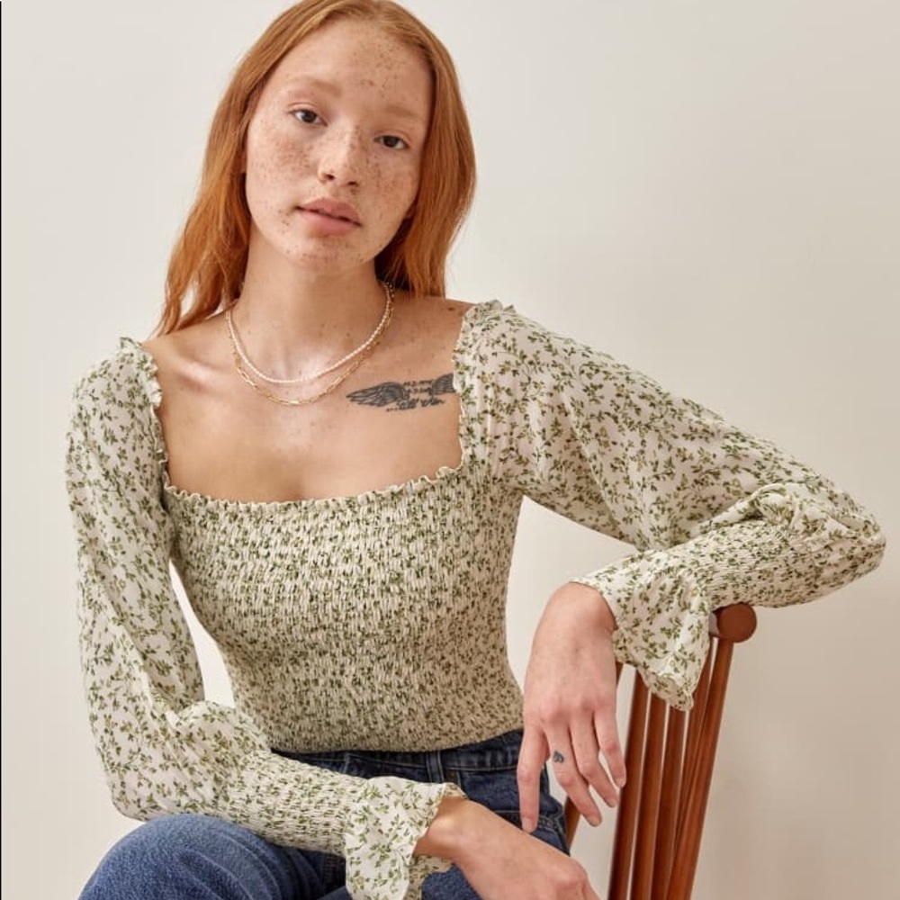 Reformation Heaven top in Ivy
